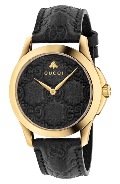 womens black gucci watch|black gucci watch band.